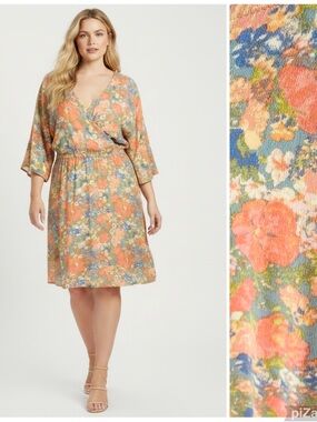 REWIND Floral Flowy Dress
